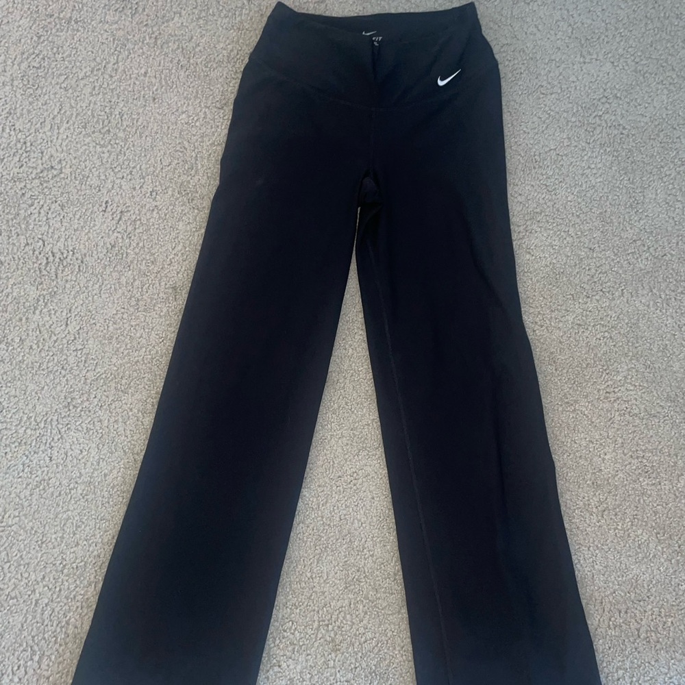 Nike Black Flare Yoga Pants XS